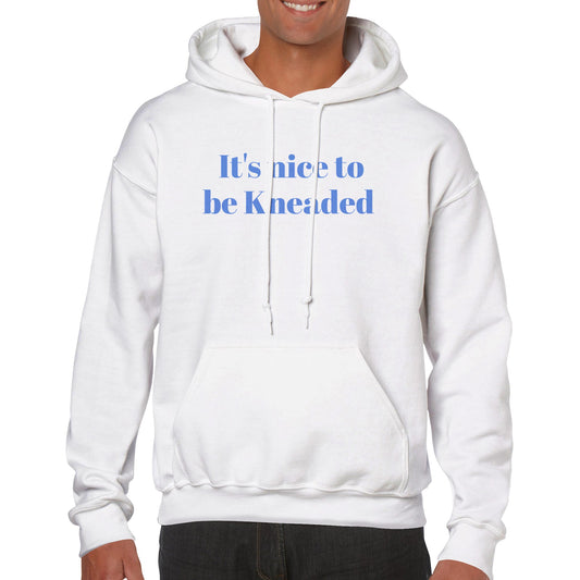 "It's nice to be Kneaded" - Classic Unisex Pullover Hoodie by Forever Massage